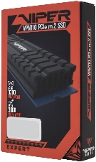 Накопитель SSD M.2 Viper 512Gb VPN110 Series <VPN110-512GM28H> (PCI-E 3.0 x4, up to 3100/2300MBs, 3D NAND, DRAM, TBW 400Tb, 22х80mm, heatsink)