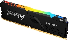 Память Kingston 8GB DDR4 3200MHz CL16 DIMM FURY Beast RGB