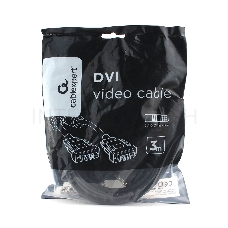 Кабель DVI-D single link Cablexpert CC-DVIL-BK-10, 19M/19M, 3.0м, CCS, черный, экран, феррит.кольца, пакет