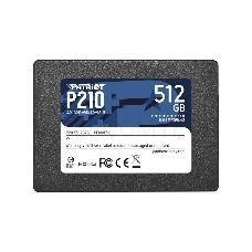 Накопитель SSD Patriot P210 512GB, SATA 2.5, P210S512G25, 520/430, RET