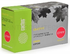 Тонер Картридж Cactus CS-C711Y желтый для Canon LBP5300 (6000стр.)