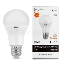 Лампа GAUSS LED Elementary 23215  A60 15W E27 2700K 1/10/40 груша