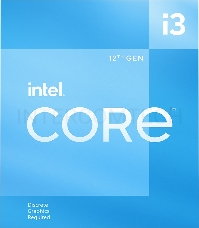 Процессор Intel Core i3-12100F LGA1700 BOX (Alder Lake, 4C/8T, 3.3/4.3GHz, 12MB, 58/89W) Cooler