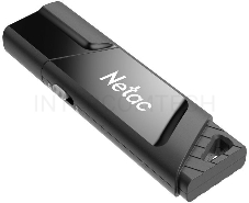 Флеш Диск Netac U336S 128Gb <NT03U336S-128G-30BK>, USB3.0, пластиковая с защитой от записи