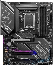 Материнская плата MSI Z790 GAMING PRO WIFI Soc-1700 Intel Z790 4xDDR5 ATX AC`97 8ch(7.1) 1 x 2.5Gigabit + Gigabit Ethernet RAID+HDMI