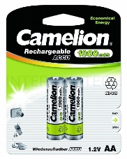 Аккумулятор Camelion AA-1000mAh Ni-Cd BL-2 аккум-р,1.2В 6181