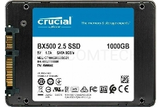 Накопитель SSD Crucial 1TB SATA2.5 BX500 CT1000BX500SSD1