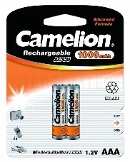 Аккумулятор Camelion AAA-1000mAh Ni-Mh BL-2 аккум-р,1.2В 6182