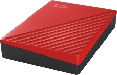 Внешний жесткий диск WD Original USB 3.0 4Tb WDBPKJ0040BRD-WESN My Passport 2.5 красный