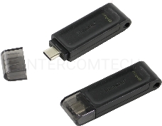 Флеш Диск Kingston 64Gb DataTraveler DT70 <DT70/64GB>, USB-C 3.2 Gen 1