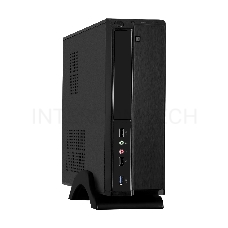 Корпус Desktop ExeGate EX288783RUS MI-207U-450W-8 (miniITX/mATX, БП M450 с вент. 8см, 1*USB+1*USB3.0, аудио, черный)