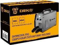 Сварочный полуавтомат Deko DKWM250A MIG-MAG/ММА 7кВт