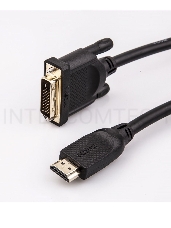 Кабель HDMI AM/DVI(24+1)M, 7.5м, CU, 1080P@60Hz, 2F, VCOM <CG484GD-7.5M>