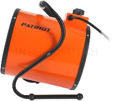 Электрокалорифер PATRIOT PT-R 5 633307265 (Мощность по ступеням 3.0/4.5 кВт, поток воздуха 420м3/час, вес 7кг)