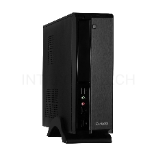 Корпус MiniITX Exegate MI-207 Black, miniITX/mATX, <без БП>, 2*USB, Audio    