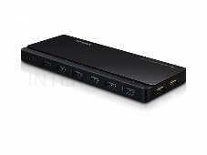 Сетевое оборудование TP-Link UH720 7 ports USB 3.0 Hub with 2 power charge ports (2.4A Max), Desktop, a 12V/4A Power Adapter included