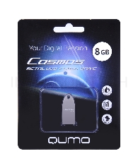 Флэш Диск USB 2.0 QUMO 8GB Cosmos QM8GUD-Cos Silver