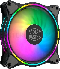 3 Кулера для корпуса 1 Ватт Cooler Master MASTERFAN MF120 HALO, 120mm, 4-Pin (PWM), ARGB, 3 pcs + ARGB Controller