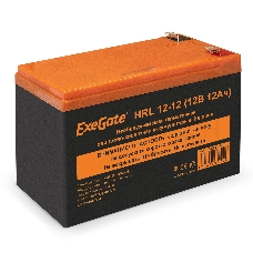 Батарея ExeGate EX285661RUS HRL 12-12 (12V 12Ah 1251W, клеммы F2)