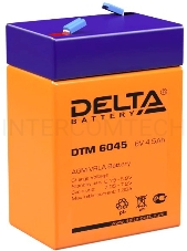 Батарея Delta DTM 6045 (6V 4.5Ah)