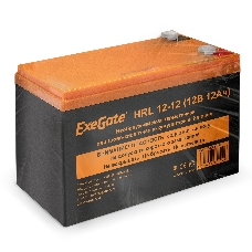 Батарея ExeGate EX285661RUS HRL 12-12 (12V 12Ah 1251W, клеммы F2)