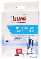 Салфетки Buro BU-Udry, 20 шт для удаления пыли коробка 20шт сухих