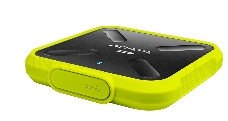 Внешний  твердотельный жесткий диск 3.3 256GB ADATA SD700 External SSD ASD700-256GU31-CYL USB 3.1 Gen 1, 440/440, IOPS 32/19K, MTBF 2M, 3D V-NAND TLC, 256MB, 200TBW, DWPD, IP68, Yellow, RTL