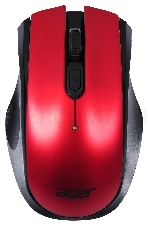 Мышь Acer OMR032 черный/красный оптическая (1600dpi) беспроводная USB (4but)