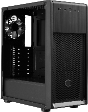 Корпус Cooler Master Elite 500 w/o ODD bay, 2xUSB3.2, 1x120Fan, w/o PSU, Black, Steel left panel, ATX