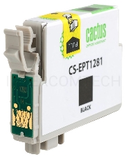 Картридж струйный Cactus CS-EPT1281 черный для Epson Stylus S22/SX125/SX420/SX425 (10ml)