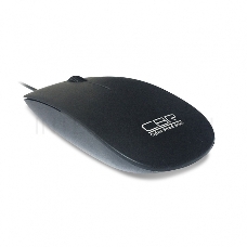 Мышь CBR CM 104 Black, оптика, 1200 dpi, офисн., провод 1.2 метра, USB