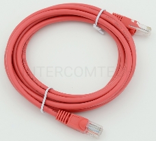 Сетевое оборудование Patchcord molded 5E Copper 3m Red