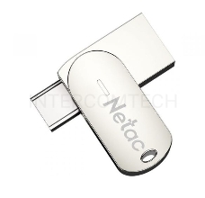 Флеш диск Netac USB Drive U785C USB3.0+TypeC 64GB, retail version