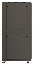 Шкаф серверный напольный Hyperline TTR, IP20, 42U, 2055х600х1000 мм (ВхШхГ), дверь: двойная распашная, перфорация, боковая панель: сплошная съемная, р