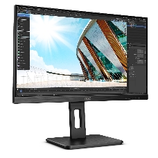МОНИТОР 27 AOC 27P2C Black с поворотом экрана (IPS, 1920x1080, 75Hz, 4 ms, 178°/178°, 250 cd/m, 50M:1, +HDMI, +DisplayP