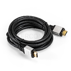 Кабель HDMI ExeGate EX-CC-HDMI8K-3.0 (19M/19M, v2.1, 3м, 8K UHD, Ethernet, позолоченные контакты)