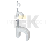 Скоба креп. круглая R10 (уп.100шт) ИЭК USK11-10-100