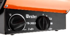 Тепловентилятор электрический Wester TB-3000  3кВт 300м3/ч 30м2 3.2кг