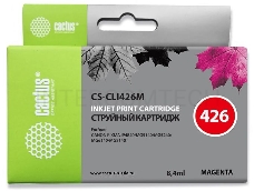 Картридж струйный Cactus CS-CLI426M пурпурный для Canon MG5140 5240 6140 8140 MX884 (8,2ml)