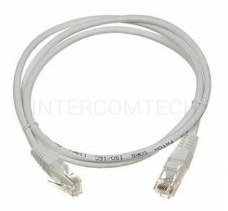 Кабель Патч-корд Lanmaster UTP TWT-45-45-1.5-GY вилка RJ-45-вилка RJ-45 кат.5е 1.5м серый ПВХ (уп.:1шт)