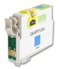 Картридж струйный Cactus CS-EPT1292 голубой для Epson Stylus Office B42/BX305/BX305F (10ml)