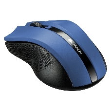 Мышь беспроводная CANYON CNE-CMSW05BL, 2.4Ghz wireless Optical  Mouse with 4 buttons, DPI 800/1200/1600, голубой