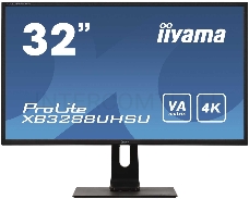 Монитор Iiyama 31.5 ProLite XB3288UHSU-B1 черный VA LED 3ms 16:9 HDMI M/M матовая HAS Pivot 3000:1 300cd 178гр/178гр 3840x2160 DisplayPort Ultra HD USB 6.8кг