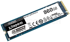 Твердотельный накопитель Kingston 960GB DC1000B M.2 2280 NVMe R/W 3400/925MB/s IOPs 199 000/25 000, 1095 TBW, DWPD 0.6 (5 лет)