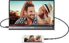 МОНИТОР 15.6 ASUS MB16AP Black (IPS, LED, Wide, 1920x1080, 178°/178°, 220 cd/m, 800:1, +USB, )