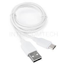 Кабель USB 2.0 Cablexpert CCB-mUSB2-AMBMO2-1MW, AM/microB, издание Classic 0.2, длина 1м, белый, блистер