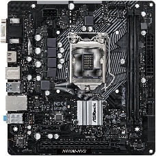 Материнская плата ASRock H470M-HVS LGA1200, H470, 2*DDR4, D-Sub+HDMI, 4xSATA3 6.0, 2xUSB 3.2, 4xUSB 2.0, mATX