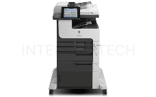 МФУ HP LaserJet Enterprise MFP M725f, лазерный принтер/сканер/копир/факс A3, 40ppm, 1200dpi, 1024Mb, 320Gb HDD, 5 trays 100+250+250+500+500, Cabinet, ADF100, Duplex, USB/LAN/FIH, Color LCD20i, 1y warr, repl. Q7830A M5035x, Q7831A M5035xs)