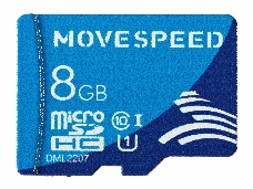 Карта памяти MicroSD 8GB Move Speed FT100 Class 10 без адаптера
