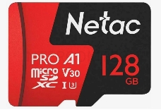 Флеш карта MicroSD card Netac P500 Extreme Pro 128GB, retail version w/o SD adapter